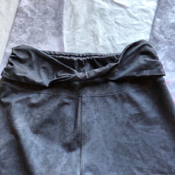 Justice Leggings Junior Gray/white/pink 18/20 - Picture 2 of 5